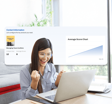 Analyze learner-by-learner performance to identify strengths and gaps